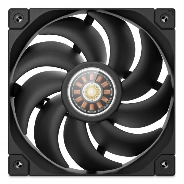 DEEPCOOL VENTOLE CASE FT12 NERA 12cm POTENTE SILENZIOSA DURATURA 4PIN PWM [R-FT12-BKWPN1-G]