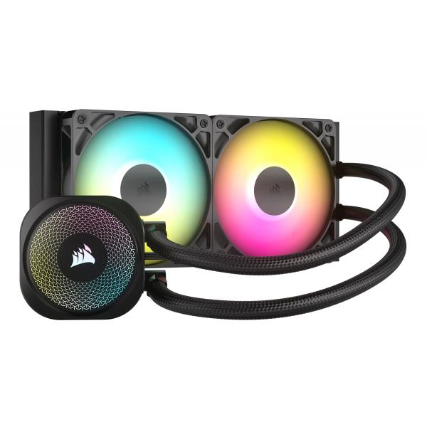 CORSAIR DISSIPATORE A LIQUIDO NAUTILUS 240, ARGB, 240MM RADIATOR, LIQUID CPU COOLER [CW-9060092-WW]