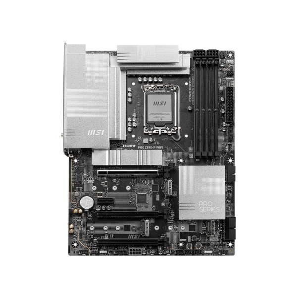 MSI MB PRO Z890-P WIFI, Z890,LGA1851,4DDR5,3PCI-EX16,1PCI-EX1,4M.2 ,1USB4, 1USB3.2 GEN2 X2, 2USB [PRO Z890-P WIFI]