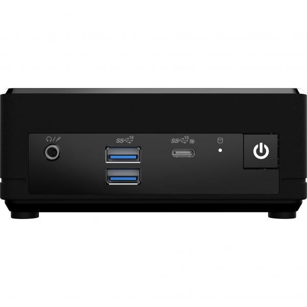 MSI Cubi N ADL S-078EU Intel N N100 4 GB DDR4-SDRAM 128 GB SSD Windows 11 Pro Mini PC Nero [CUBINADLS-078EU]