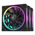 DEEPCOOL VENTOLE CASE FL12 NERA ARGB PWM BASSO RUMORE (kit 3 ventole) [R-FL12-BKAPN3-G]