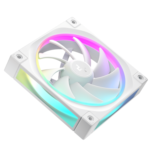 DEEPCOOL VENTOLE CASE FL12 BIANCA ARGB PWM BASSO RUMORE (kit 3 ventole) [R-FL12-WHAPN3-G]