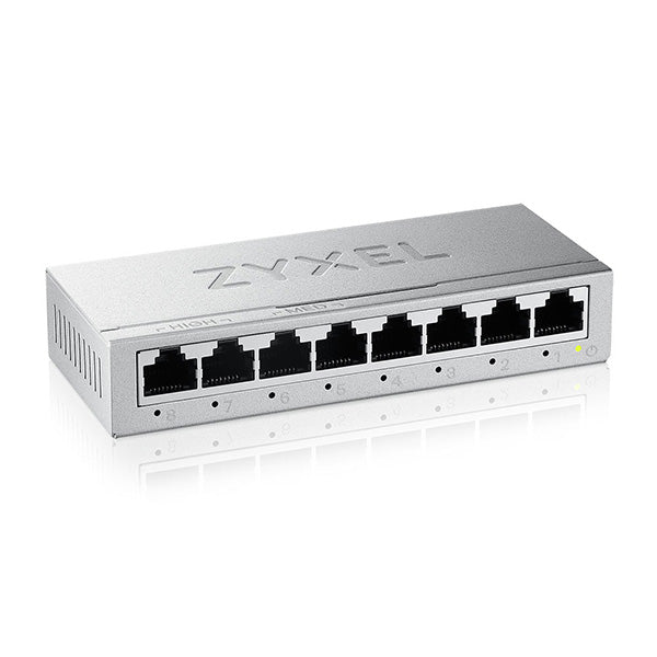 Zyxel GS-108BV5-EU0101F switch di rete Non gestito L2 Gigabit Ethernet (10/100/1000) [GS-108BV5-EU0101F]