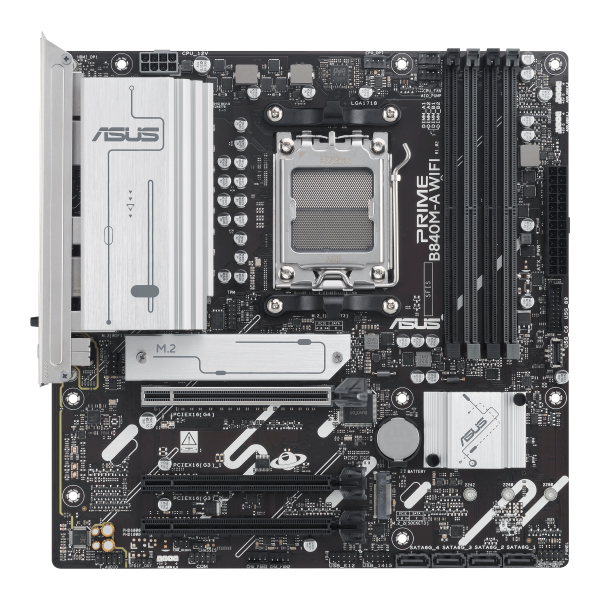 ASUS MB AMD B840MA, DDR5 PRIME B840M-A WIFI, AM5, B840, USB, WIFI, MB, M2/SATA [PRIME B840M-A WIFI]