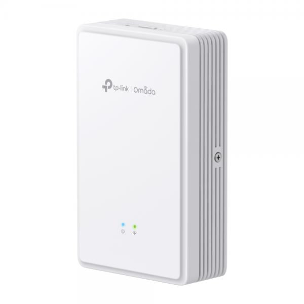 TP-Link - EAP625GP-Wall - Omada AX1800 Wall-Plate Dual-Band Wi-Fi 6 GPON Access Point, 1SC/UPC GPON+21G RJ45 Port(One support Poe Out)+1RJ11 Port, 574Mbps at 2.4 GHz + 1201 Mbps at 5 GHz [EAP625GP-Wall]