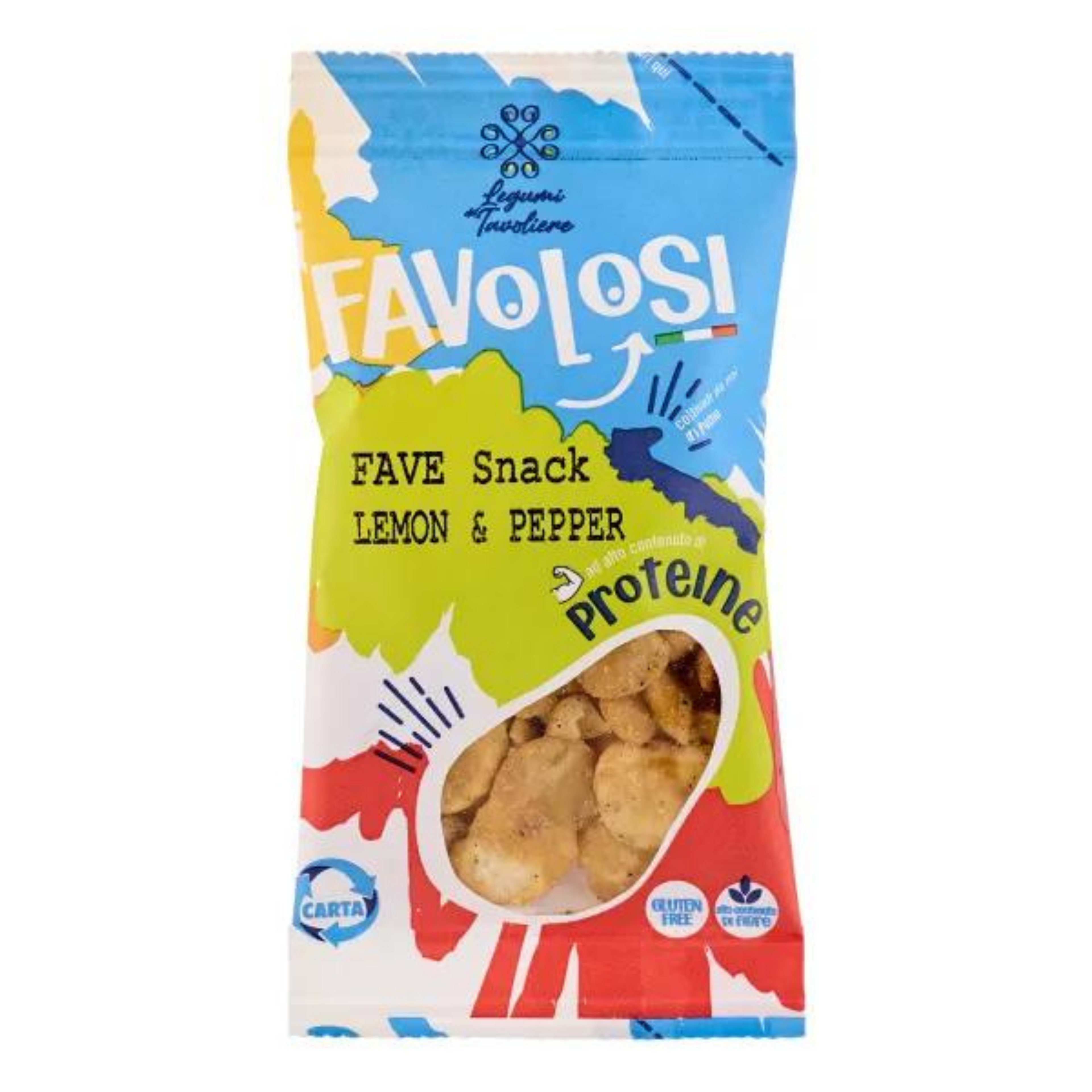 Favolosi, Fave con lemon e pepe da  25gr - Confezione da 40 pezzi