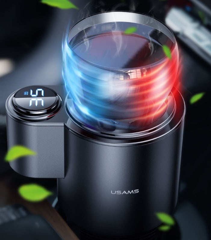 USAMS US-ZB160 Tazza termica intelligente con display digitale per auto - Accessori per auto