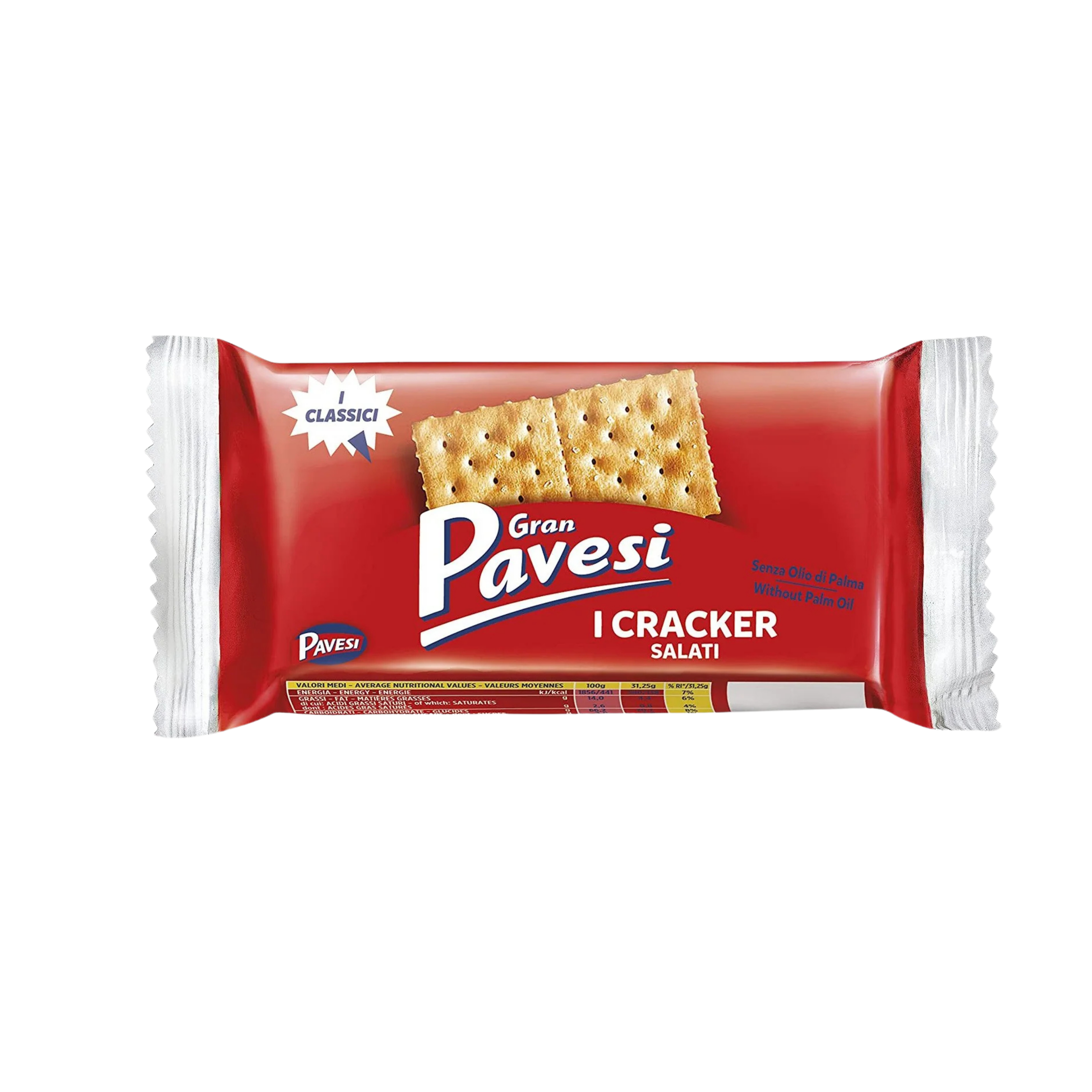 Gran Pavesi, Cracker Classico 31gr - Confezione da 8 pezzi
