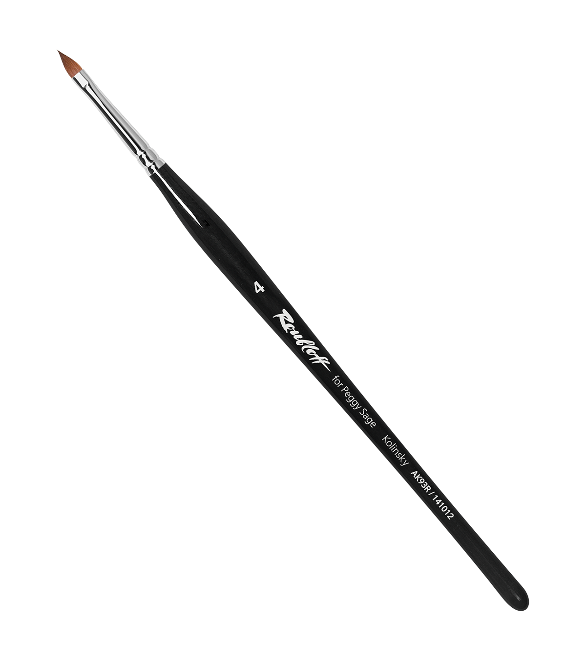 PEGGY SAGE  PENNELLO RESINA KOLINSKY ROUBLOFF AK93R-4 SETOLE NAT