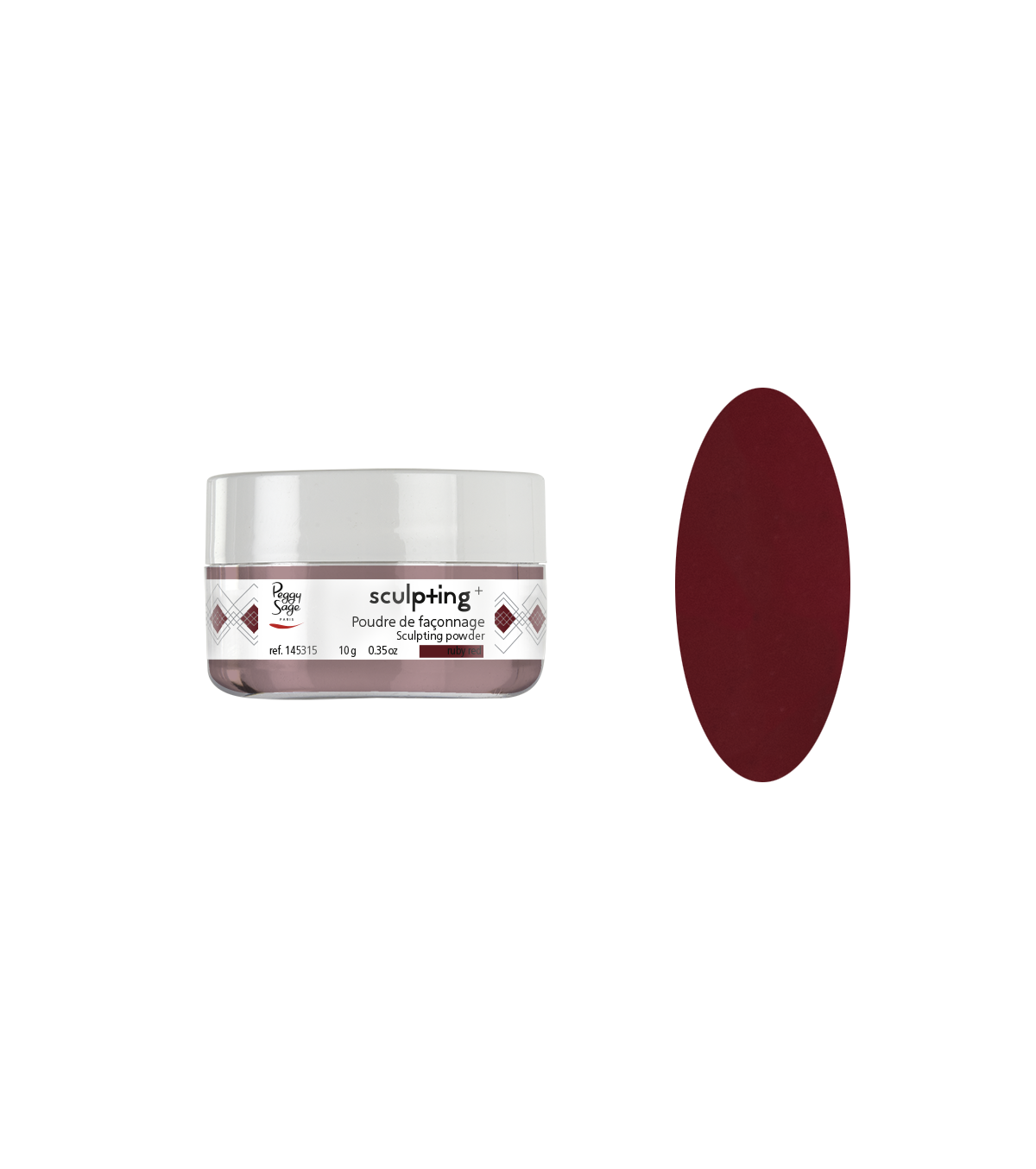 PEGGY SAGE  POLVERE DI MODELLATURA RUBY RED -10G