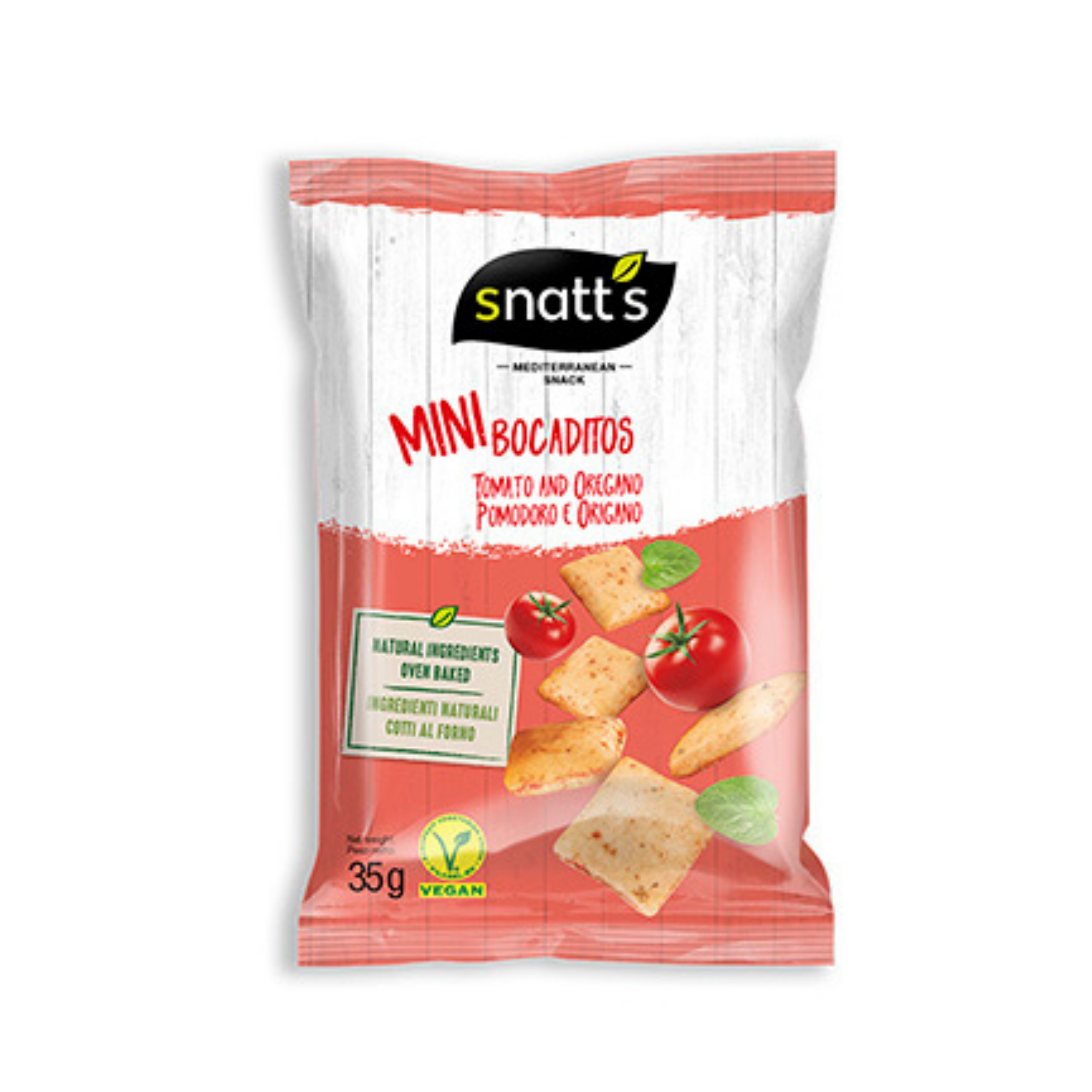 Mini Bocadidos gusto pomodoro da 35gr - Confezione da 30 pezzi