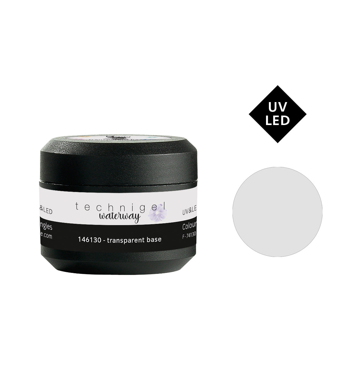 PEGGY SAGE  GEL COLORATO PER UNGHIE UV&LED WATERWAY TRANSPARENT