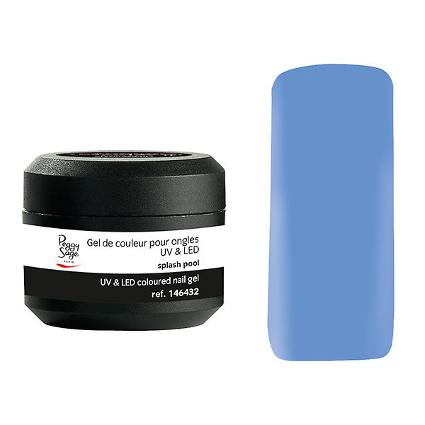 PEGGY SAGE  GEL UV&LED COLORATO PER UNGHIE SPLASH POOL 5G