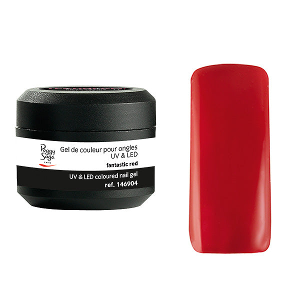 PEGGY SAGE  GEL UV&LED COLORATO PER UNGHIE FANTASTIC RED 5G