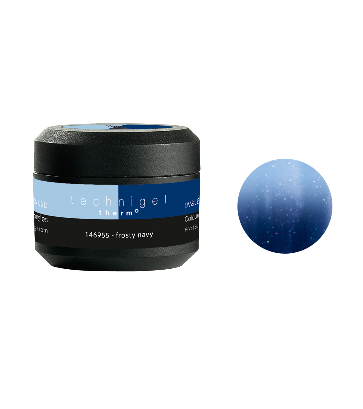 PEGGY SAGE  GEL COLORATO PER UNGHIE UV&LED THERMO FROSTY NAVY 5G