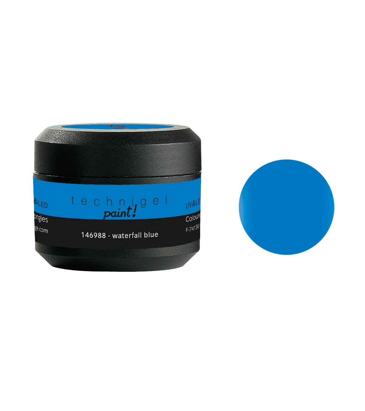 PEGGY SAGE  GEL COLORATO PER UNGHIE UV&LED WATERFALL BLUE 5G
