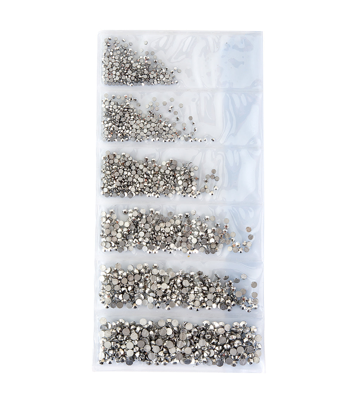 PEGGY SAGE  DECORAZIONIPER UNGHIE CRISTALLO -SILVER