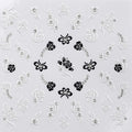 PEGGY SAGE  DECORAZIONIADESIVE PER UNGHIE BLACK EWHITE