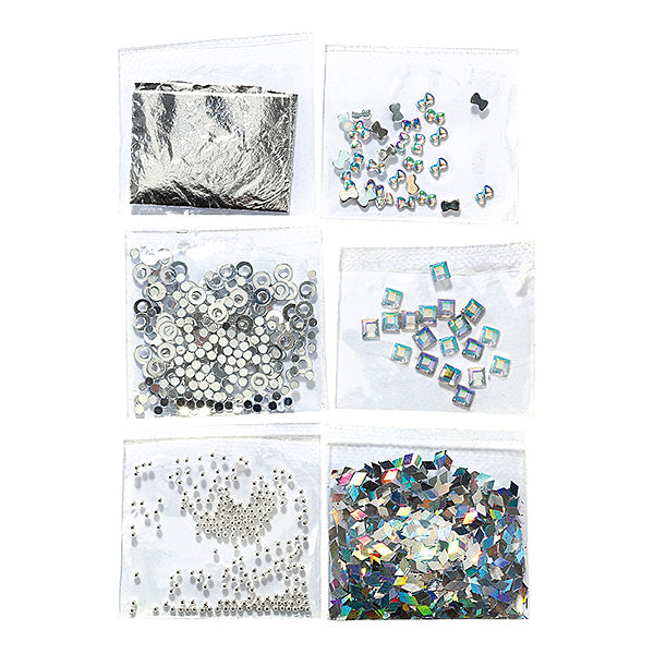 PEGGY SAGE  MINI KIT NAIL ART PER UNGHIE -ARGENT