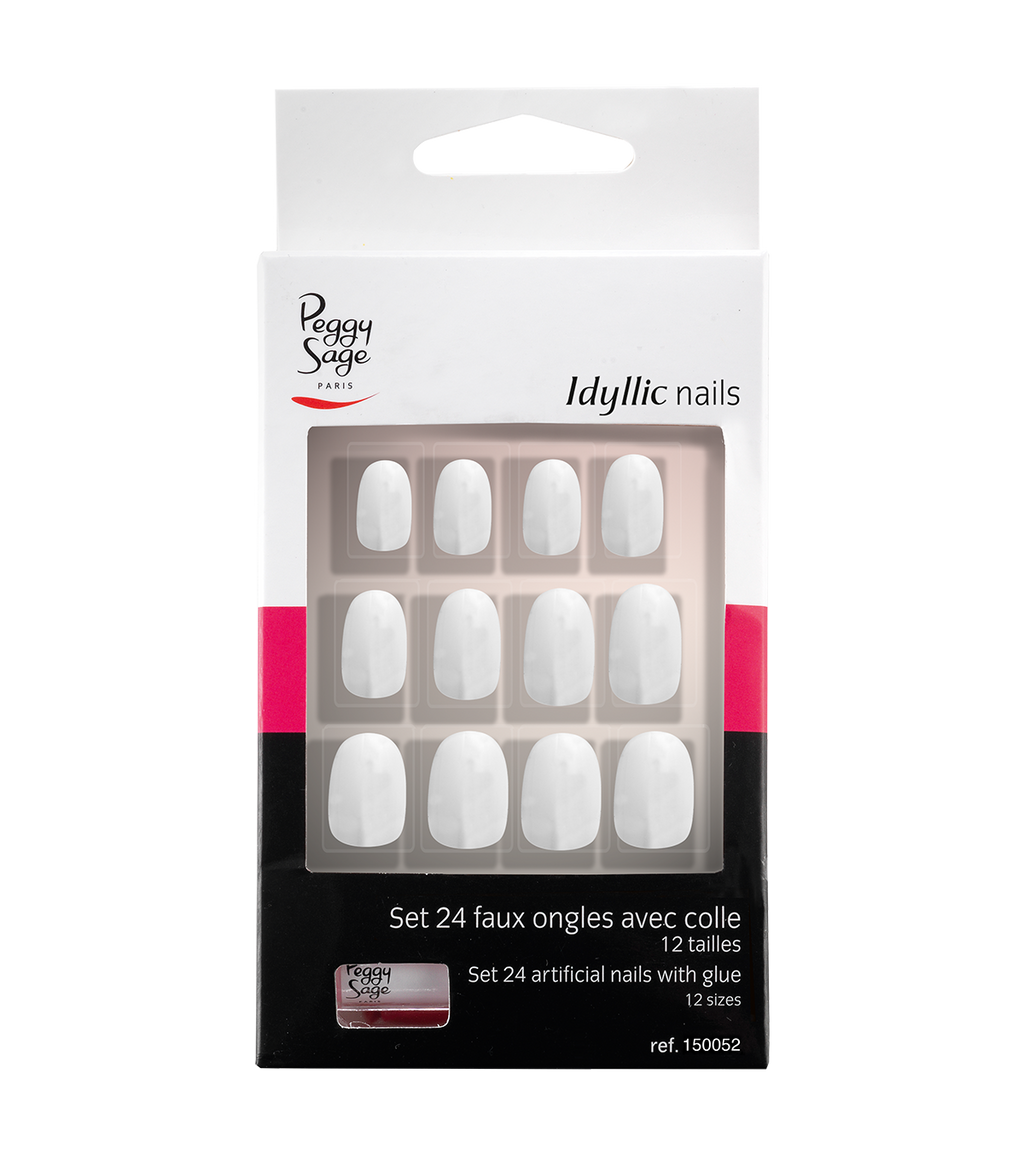PEGGY SAGE  SET 24 UNGHIE FINTE IDYLLIC NAILS SMART OVAL