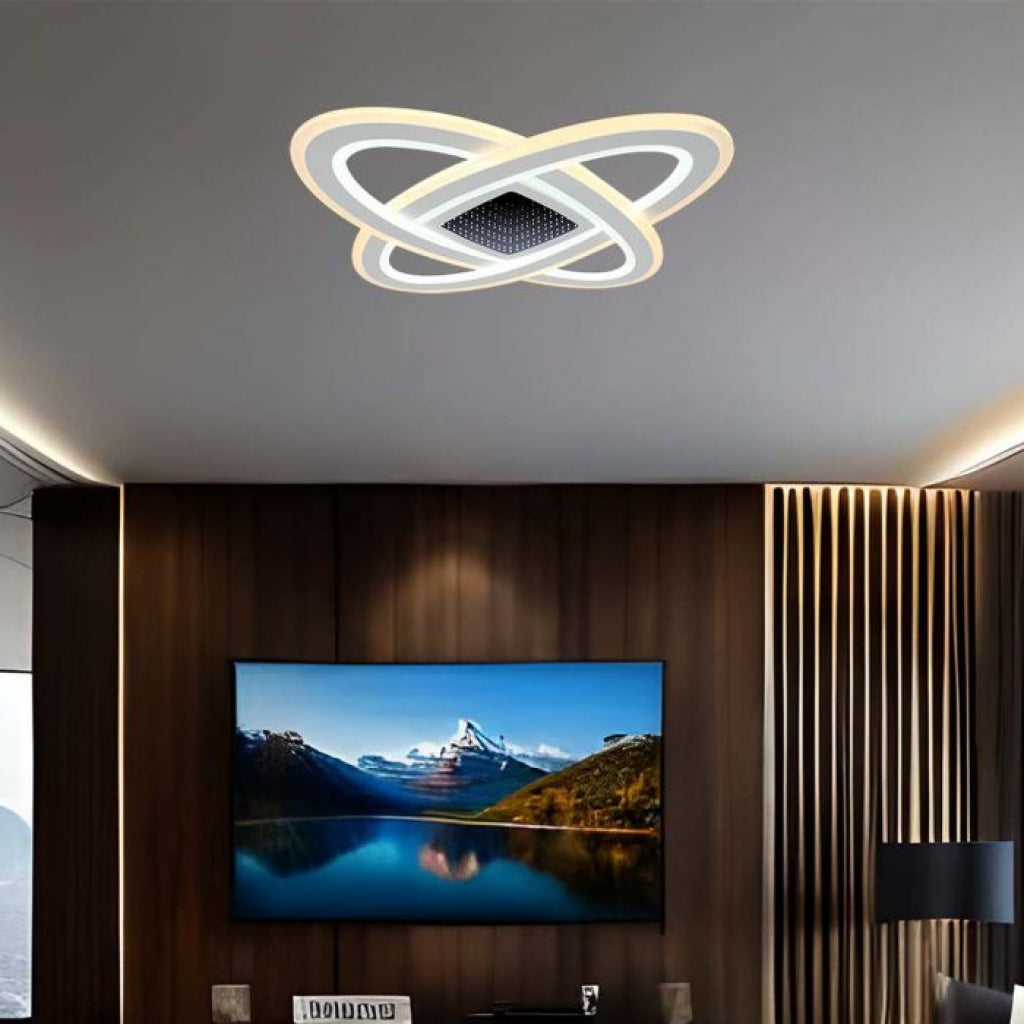 V-Tac Lampadario LED 130W Dimmerabile CCT con Telecomando Ø50cm