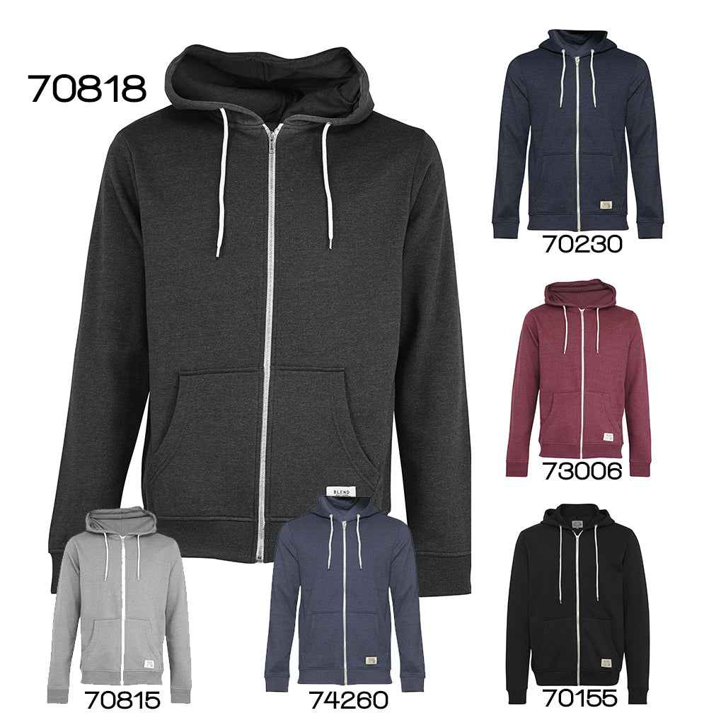 Blend Felpa Zip Cappuccio 701628