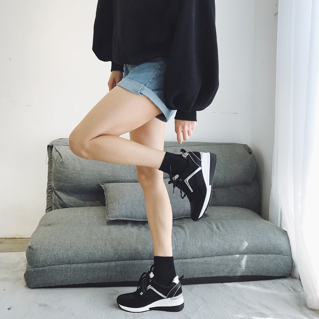 Scarpe a rete in stile casual coreano, in stile britannico