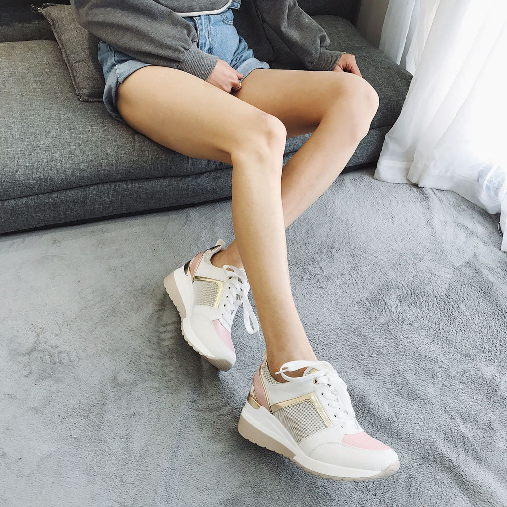 Scarpe a rete in stile casual coreano, in stile britannico