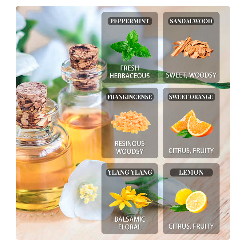 Olio essenziale per aromaterapia 10 ml: olio essenziale puro alla rosa e lavanda