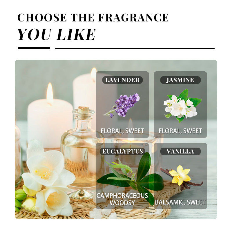 Olio essenziale per aromaterapia 10 ml: olio essenziale puro alla rosa e lavanda