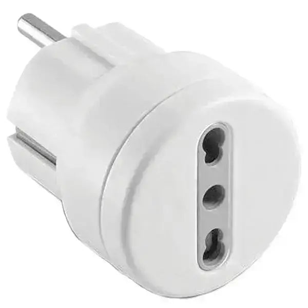 Adattatore 10/16a-schuko bianco