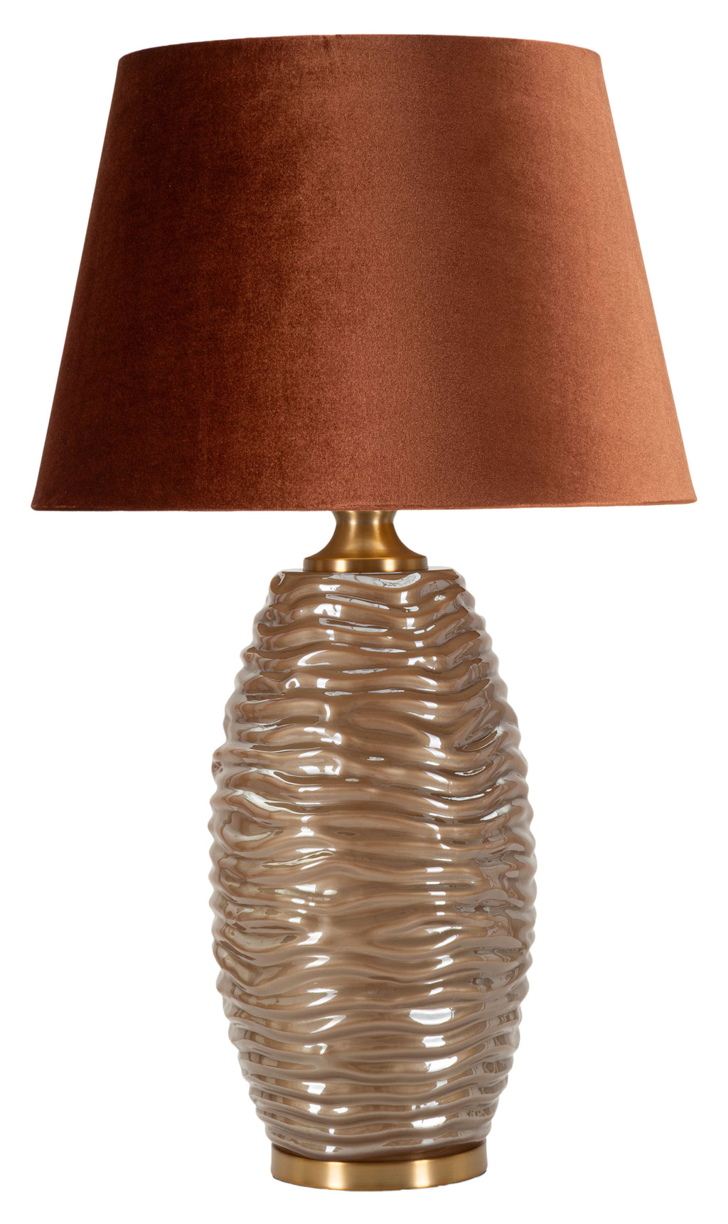 Lampada Da Tavolo Praga -B- Cm Ø 45,5X79 Elegante Design