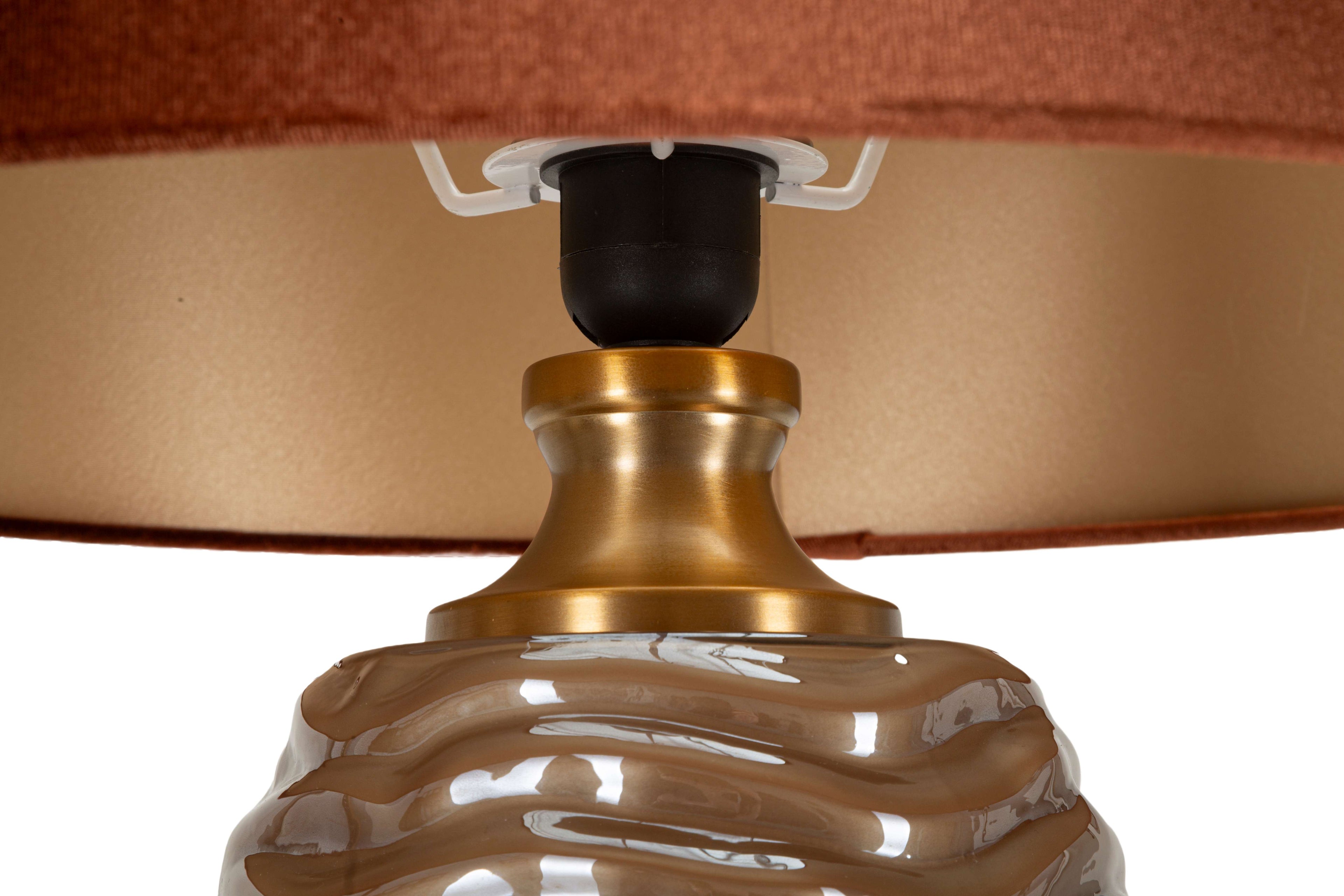 Lampada Da Tavolo Praga -B- Cm Ø 45,5X79 Elegante Design