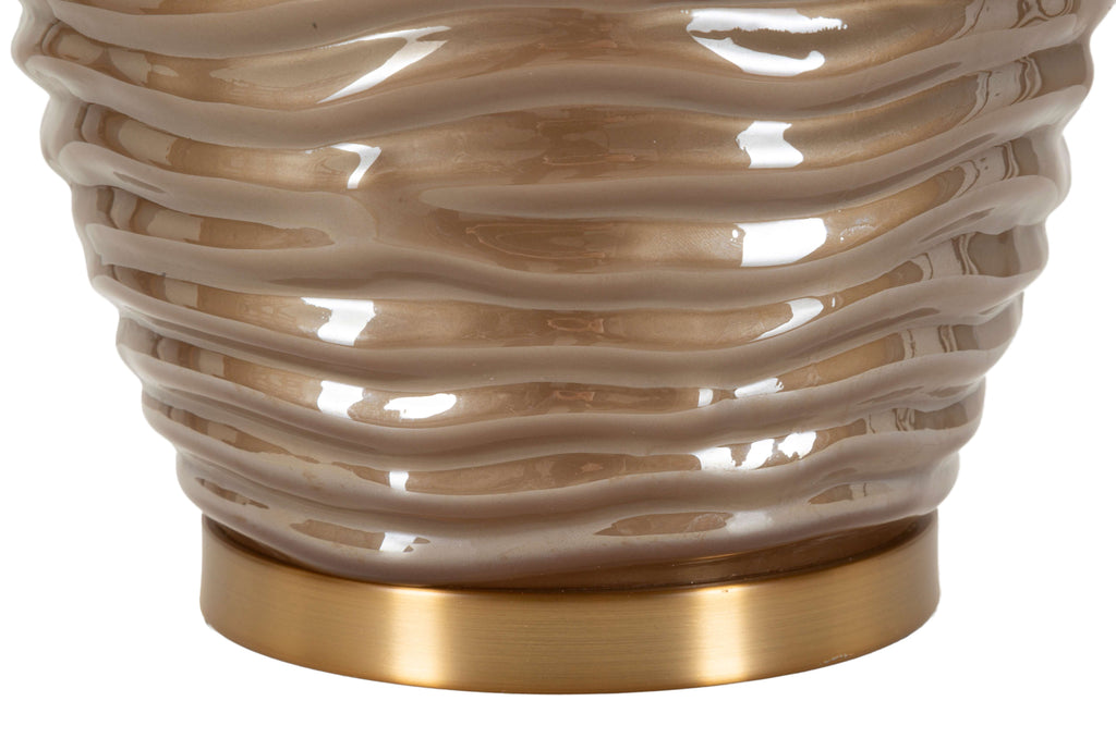 Lampada Da Tavolo Praga -B- Cm Ø 45,5X79 Elegante Design