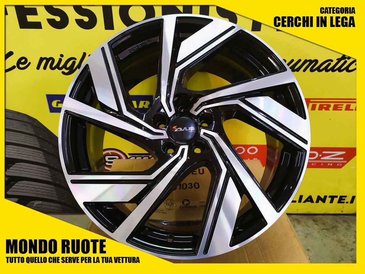 KIT4 Cerchi In Lega AC521 da 20 Pollici per VOLKSWAGEN ID4 ID5 GTX ID7