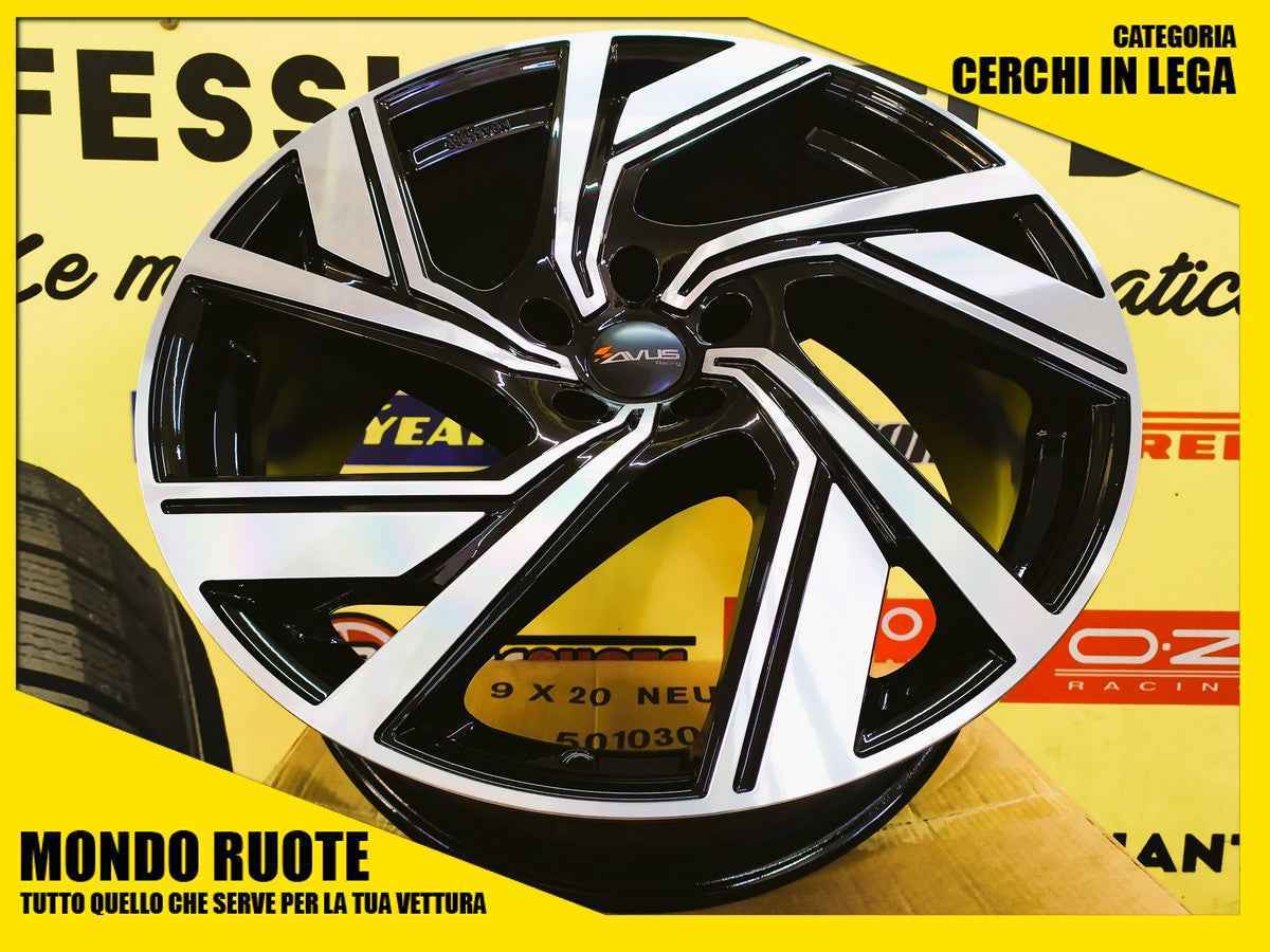 KIT4 Cerchi In Lega AC521 da 20 Pollici per AUDI TT RS TTS COUPE ROADSTER