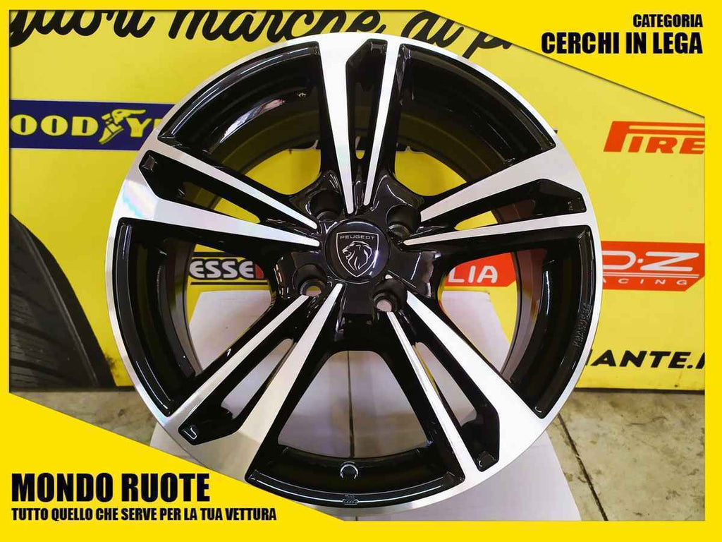 4 KIT Cerchi in Lega Nuovi MAK EMBLEMA da 15 Pollici per PEUGEOT RANCH N1 M1 (2008-2