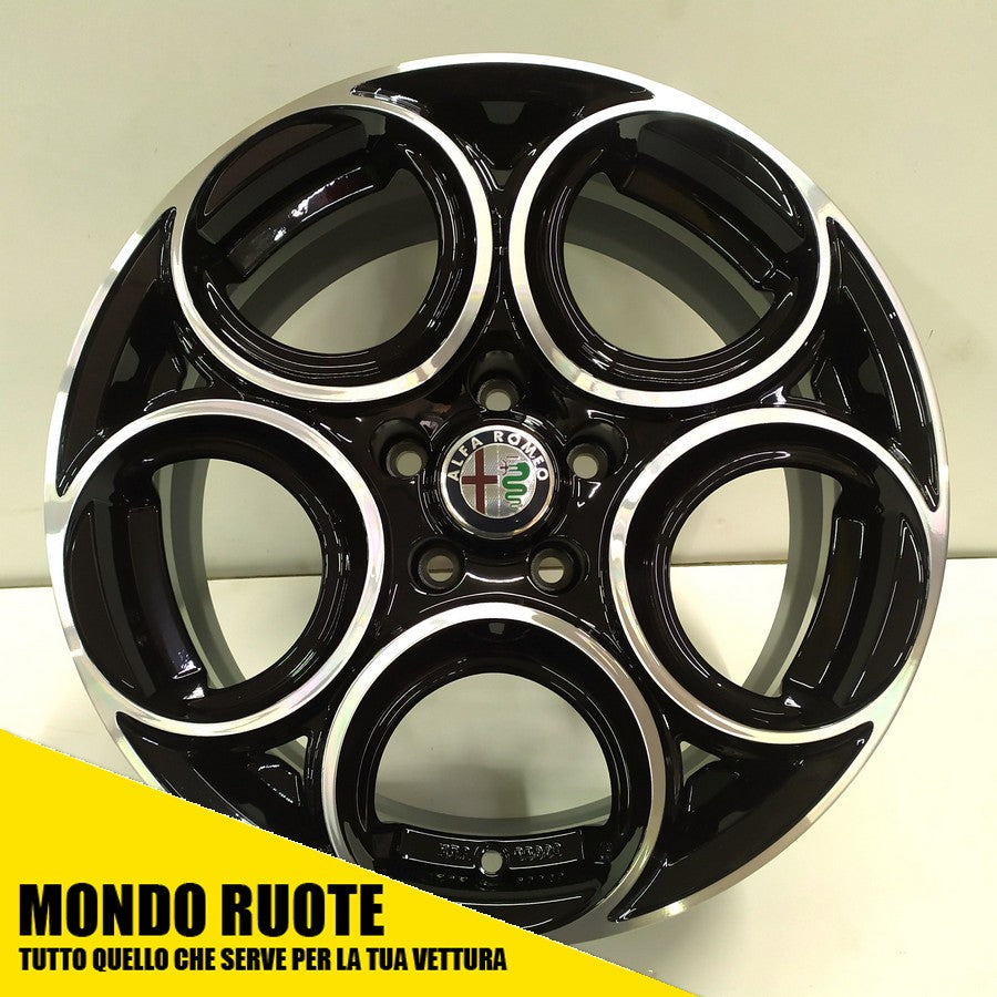 KIT4 Cerchi In Lega EW24 17 Pollici ALFA ROMEO GIULIETTA NO BREMBO / QUADRIFOGLIO