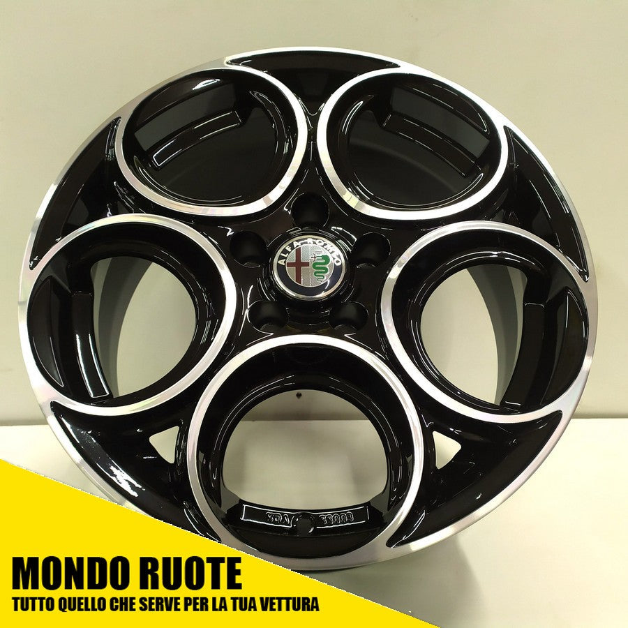 KIT4 Cerchi In Lega EW24 17 Pollici ALFA ROMEO GIULIETTA NO BREMBO / QUADRIFOGLIO