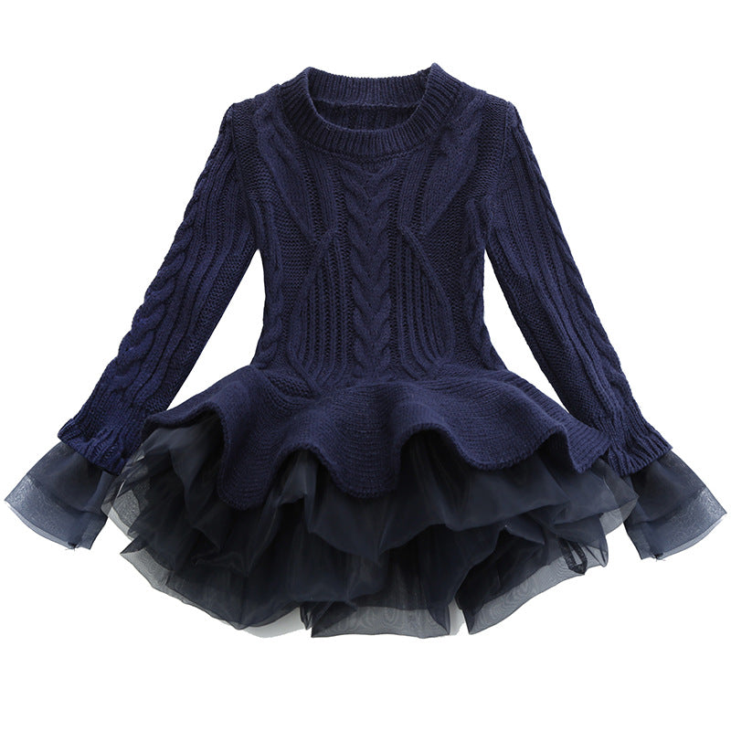 Elegante abitino caldo per bambina