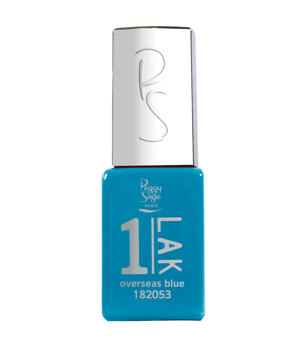 PEGGY SAGE  ONE-LAK 1-STEP GEL POLISH OVERSEAS BLUE 5ML