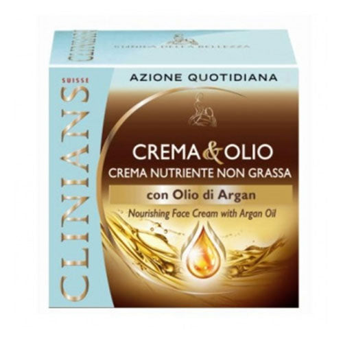 CLINIANS CREMA & OLIO ANTIRUGHE CON OLIO DI ARGAN 50 ML