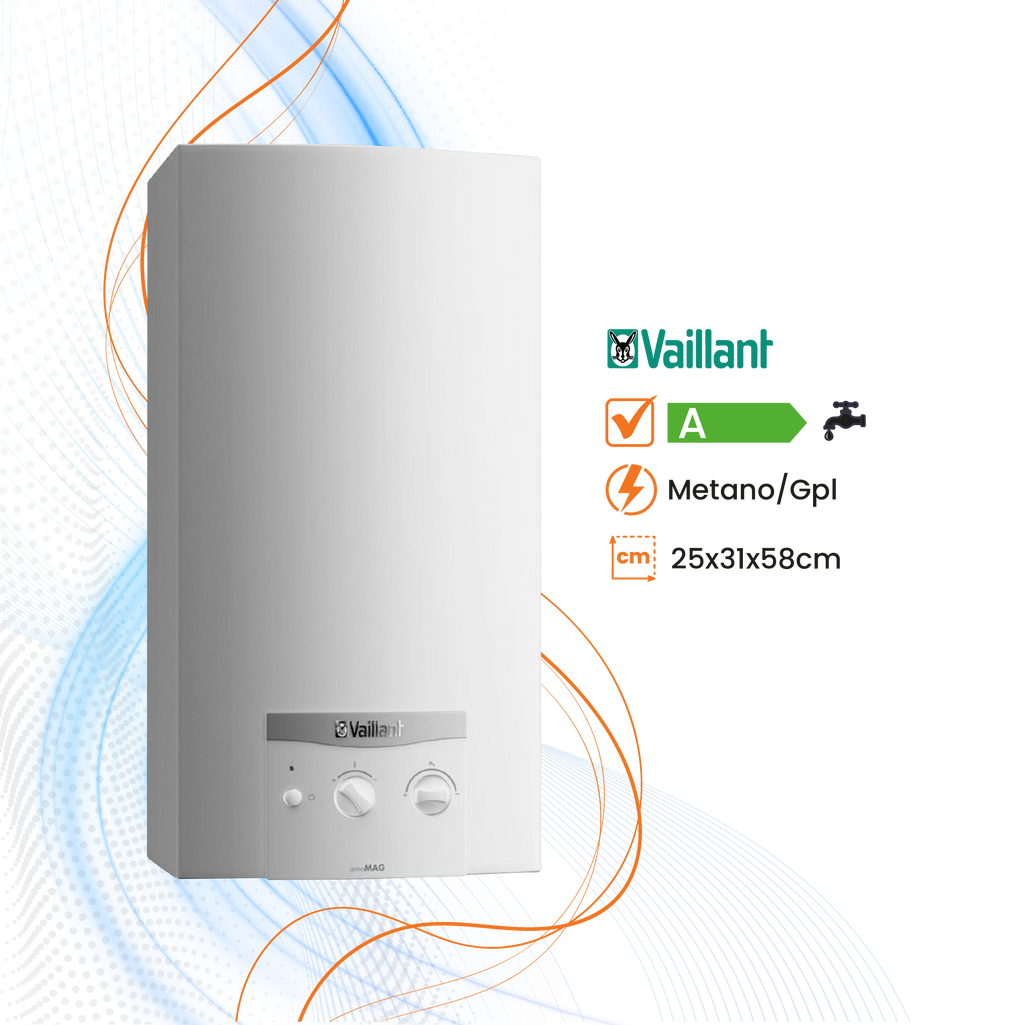Scaldabagno Vaillant atmoMAG Mini 11LT a Gas Tiraggio Naturale