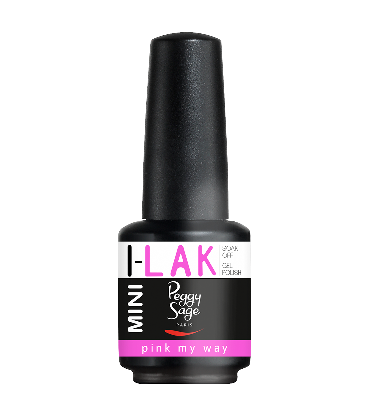 PEGGY SAGE  I-LAK SOAK OFF PINK MY WAY GEL POLISH - 9ML