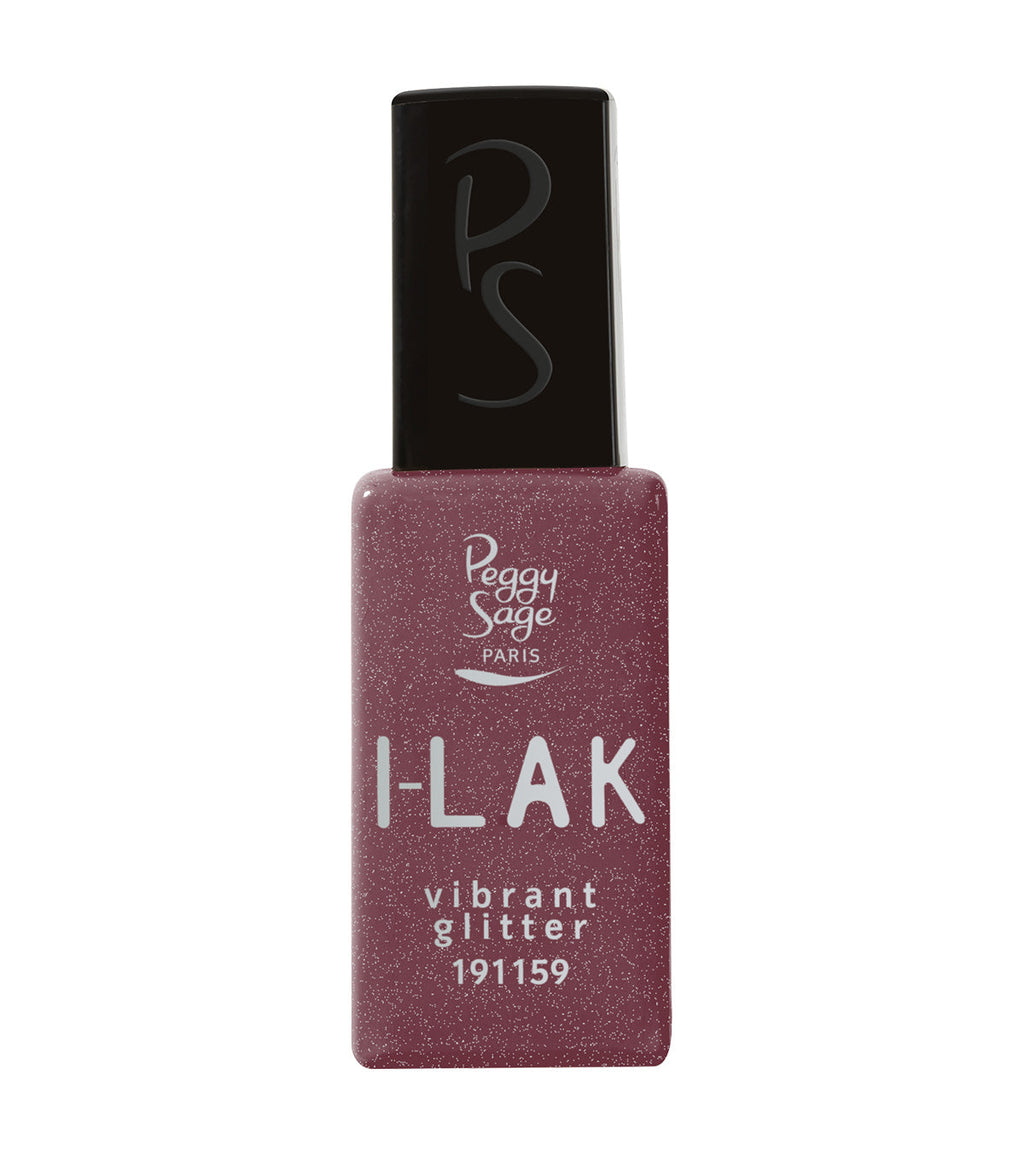 PEGGY SAGE  I-LAK SOAK OFF GEL POLISH VIBRANT GLITTER  - 11ML