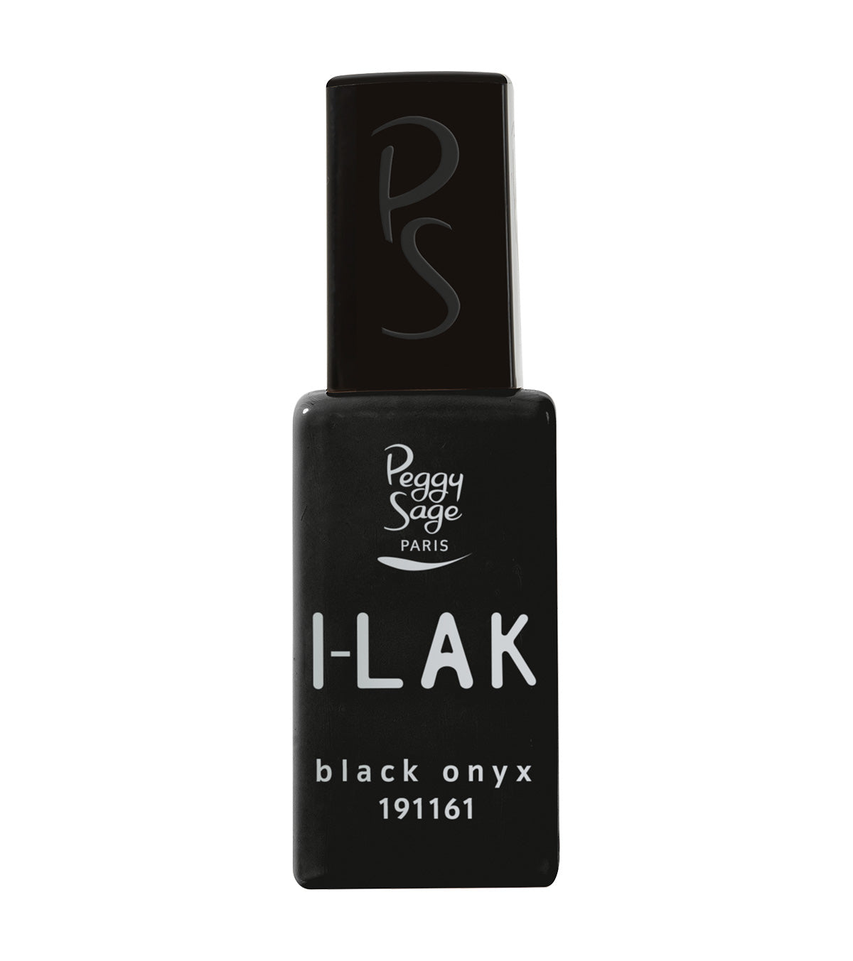 PEGGY SAGE  I-LAK SOAK OFF GEL POLISH BLACK ONYX  - 11ML