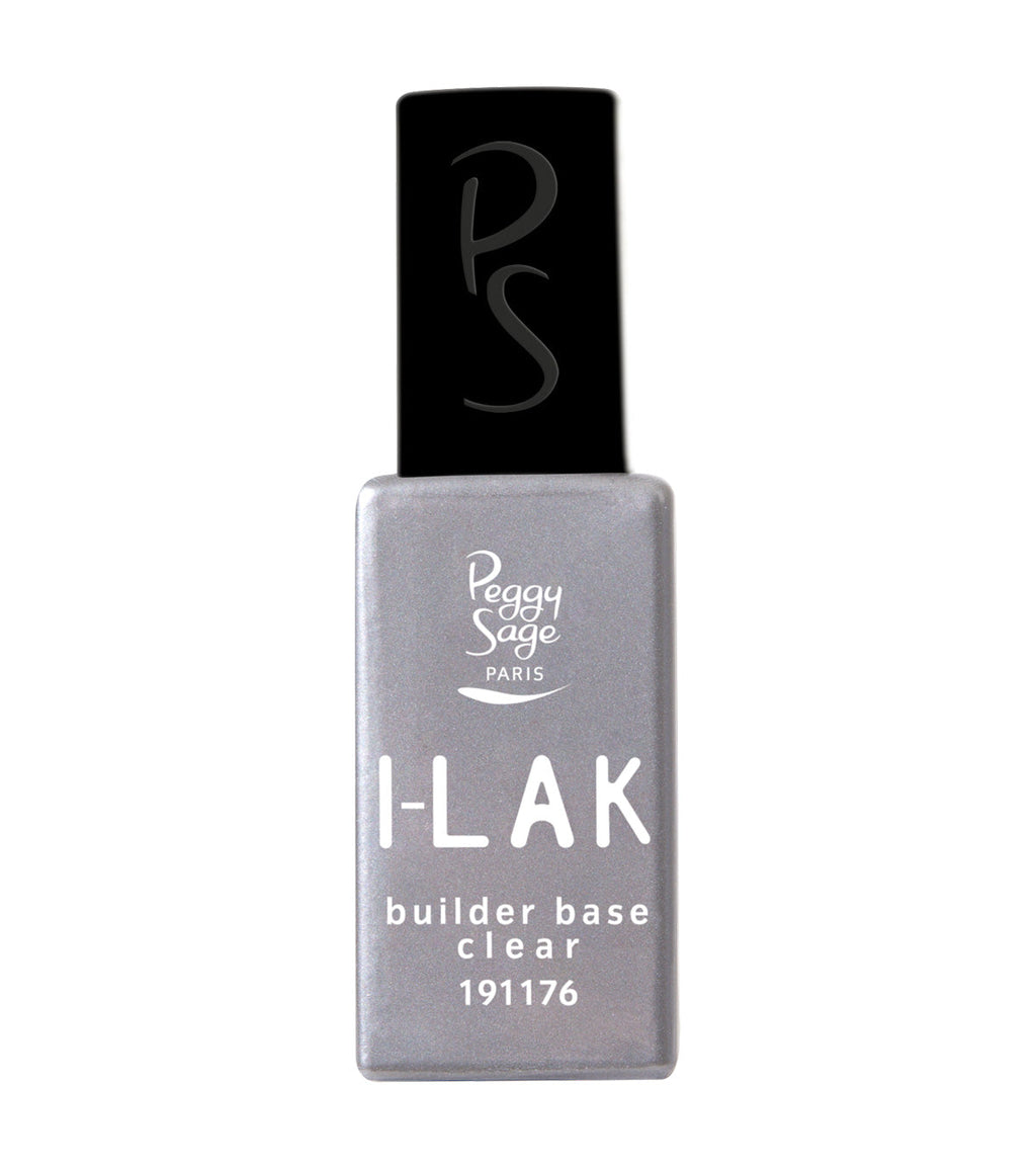 PEGGY SAGE  I-LAK SOAK OFF GEL POLISH BUILDER BASE CLEAR - 11ML