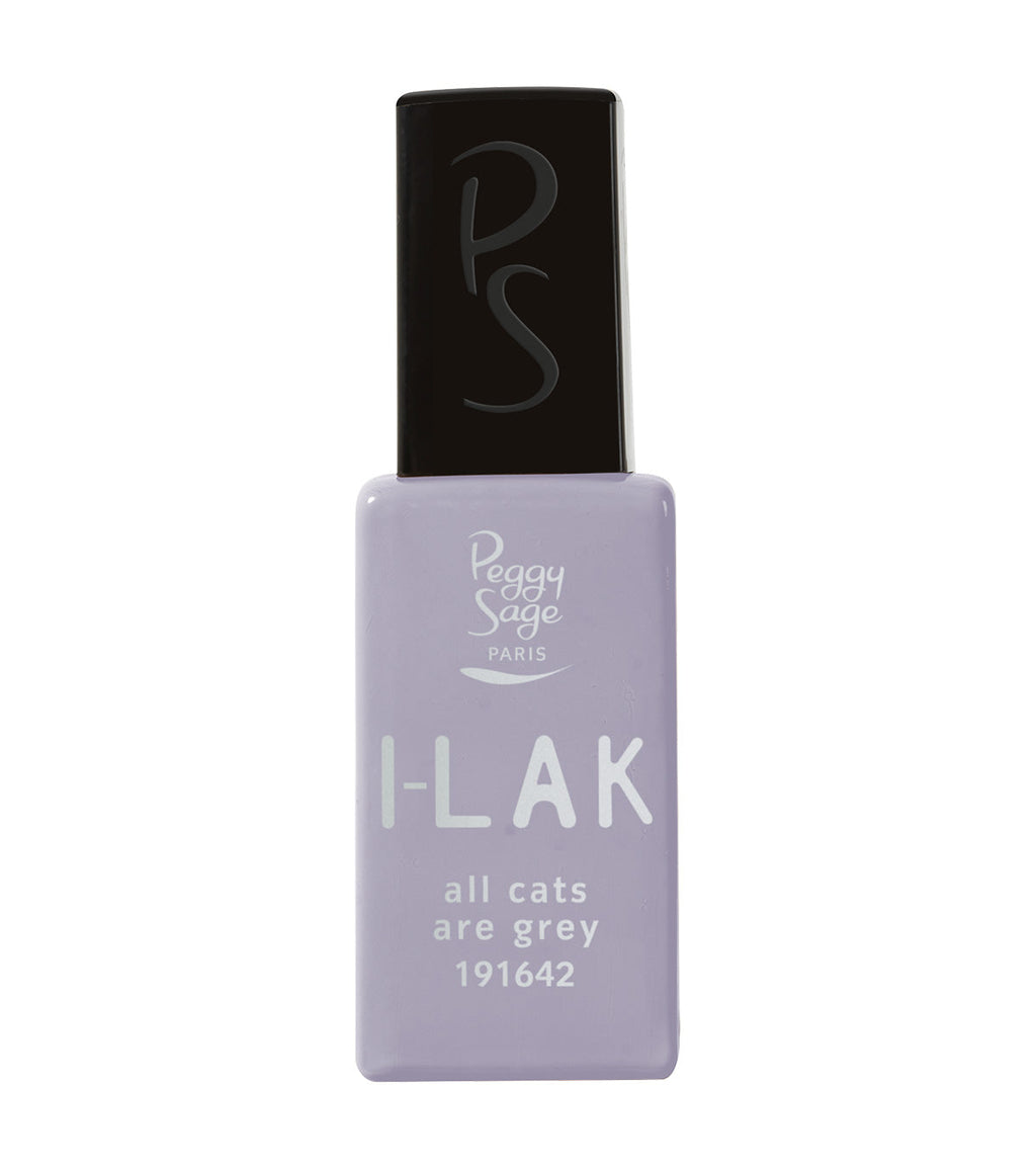 PEGGY SAGE  I-LAK SOAK OFF GEL POLISH ALL CATS ARE GREY - 11ML