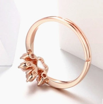 Set di anelli "Classy Cat" in stile premium