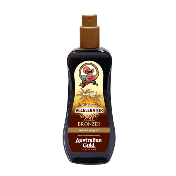 AUSTRALIAN GOLD ACCELERATOR SPRAY GEL DARK TANNING 237 ML